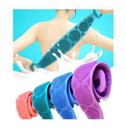 two way silicone bath brush