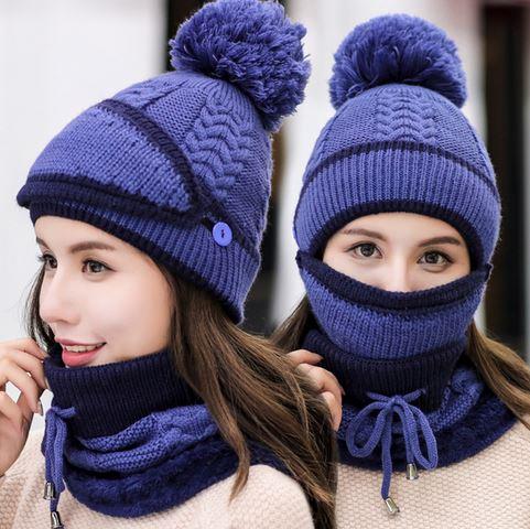 winter hat and scarf set