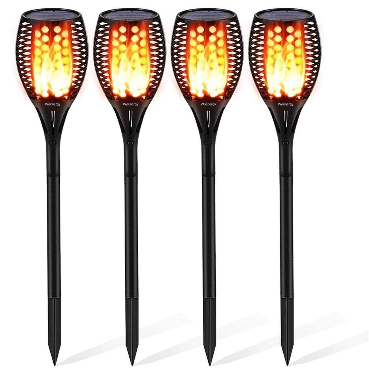 solar lantern with vascillating flame