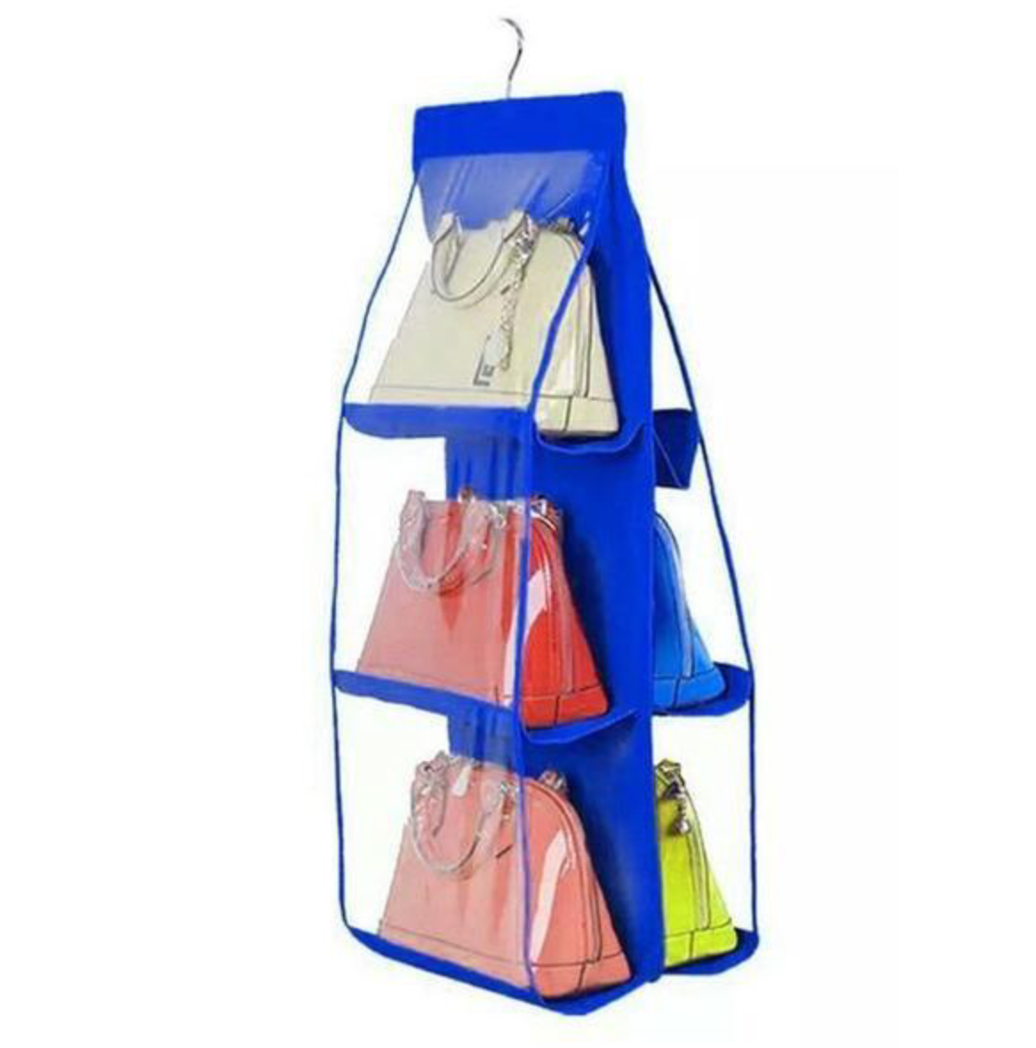 3 tier foldable purse storage