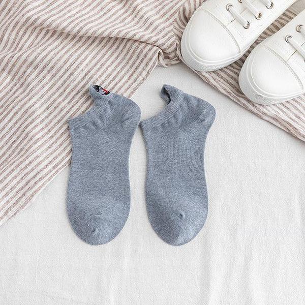 socks for woman embroidery cartoons