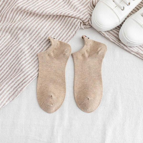 socks for woman embroidery cartoons