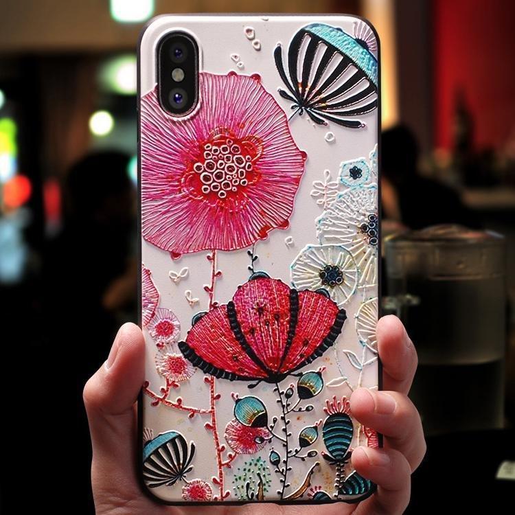 iphone 3d embossed shell