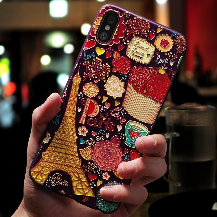 iphone 3d embossed shell