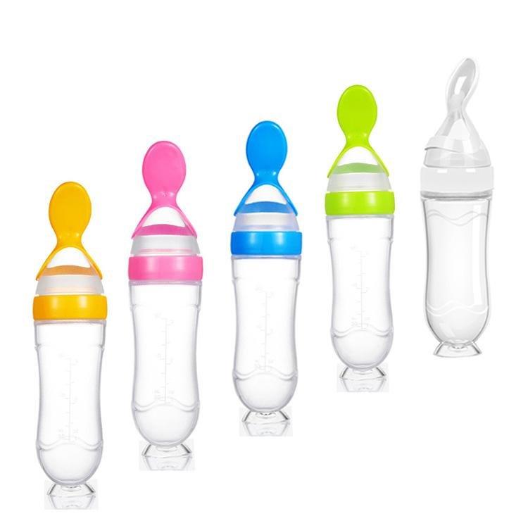 silicone baby bottle spoon