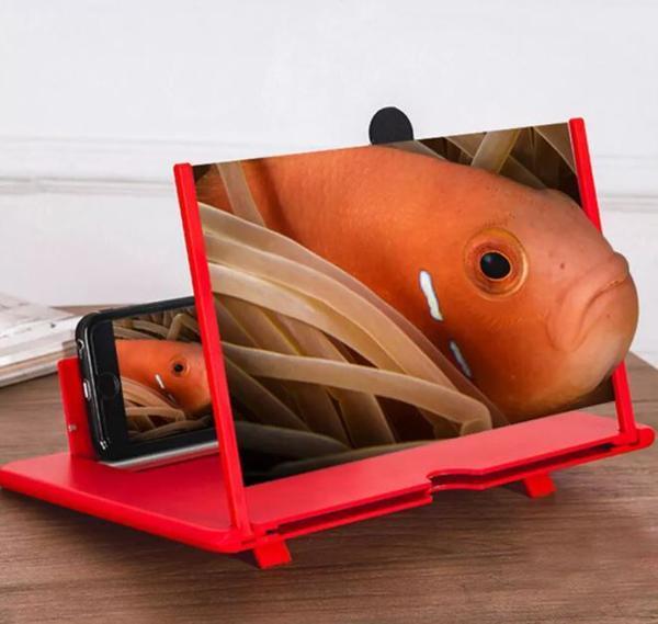 Foldable smartphone display amplifier