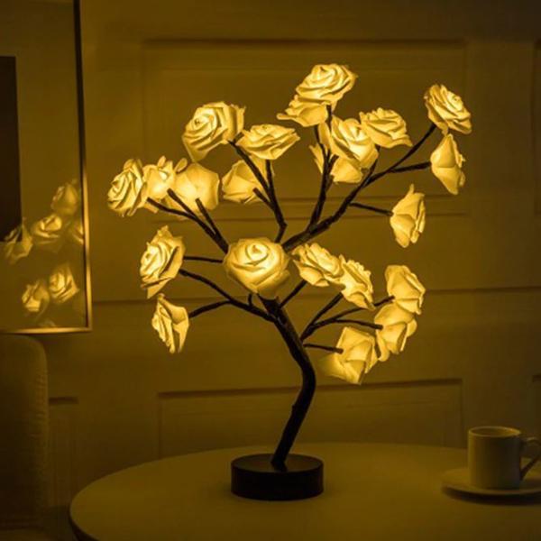 rose flower lamp