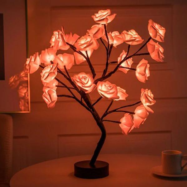 rose flower lamp