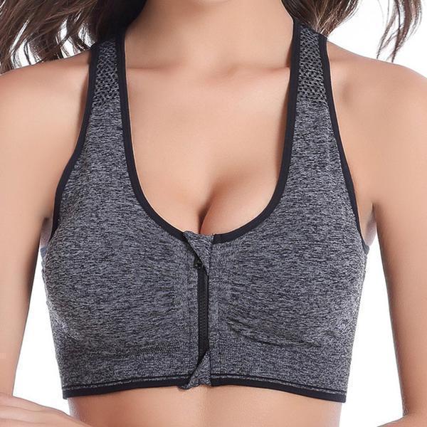 sports bra zipper