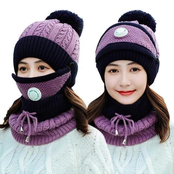 winter hat and scarf set