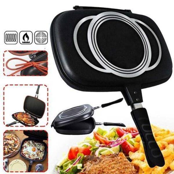 leather stove and grill double face multifunction