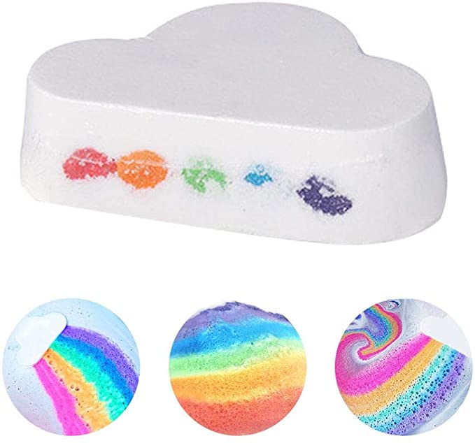 rainbow foaming bath soap