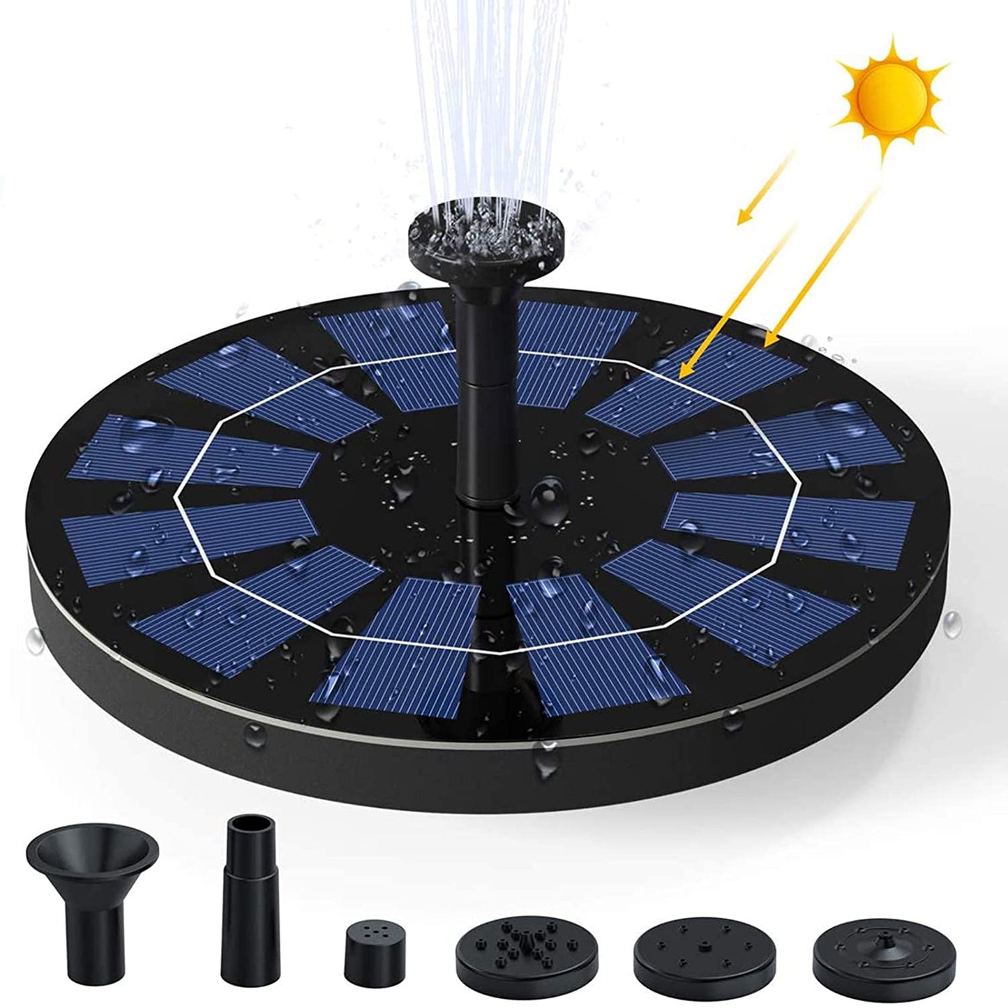 bionic fountain with solar energy