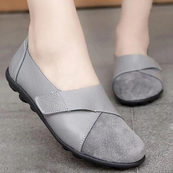 orthopedic leather loafers