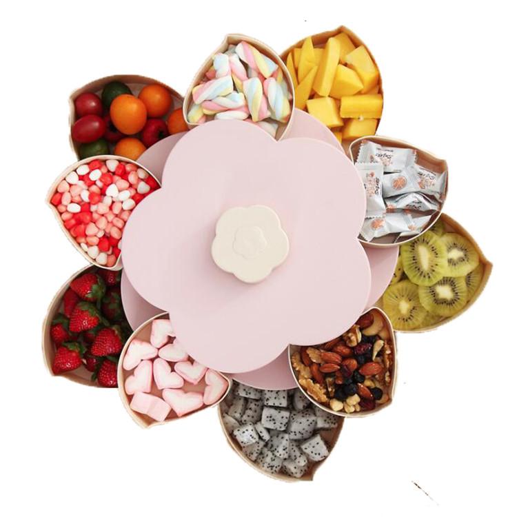 petal shaped snack box