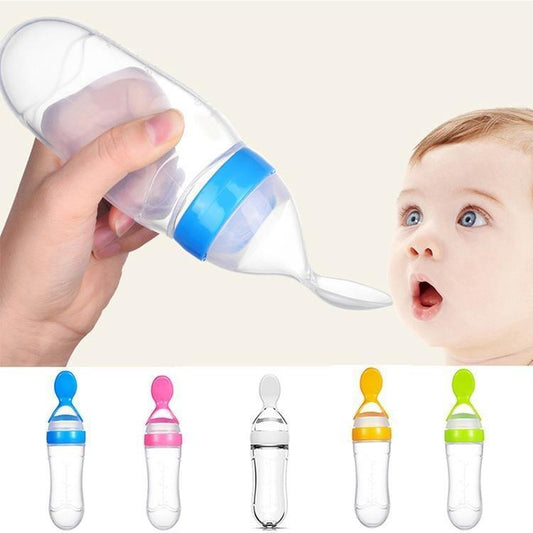 silicone baby bottle spoon