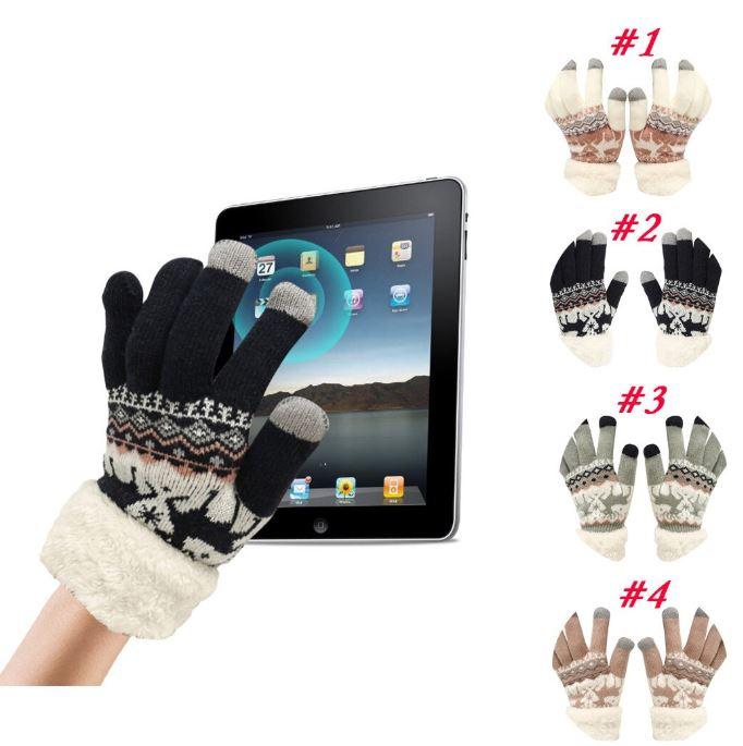 fleece touch gloves