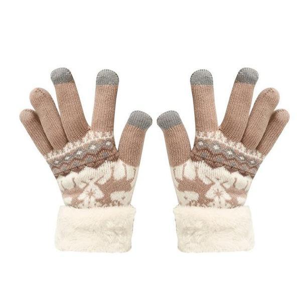 fleece touch gloves