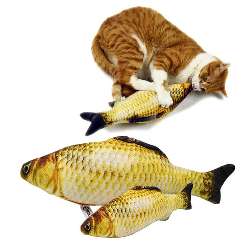 realistic fish toy for cat