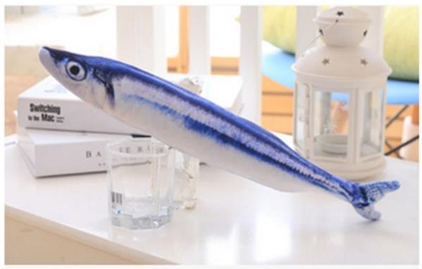 realistic fish toy for cat