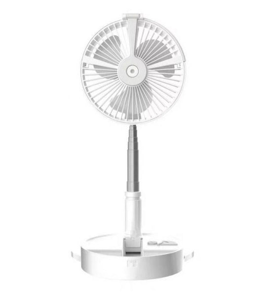 folding fan with water misting