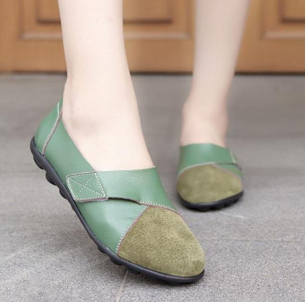 orthopedic leather loafers