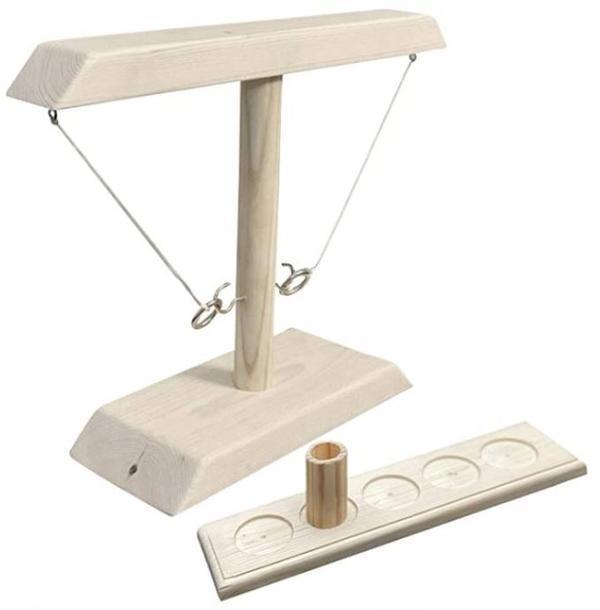 wooden danneaux throwing game
