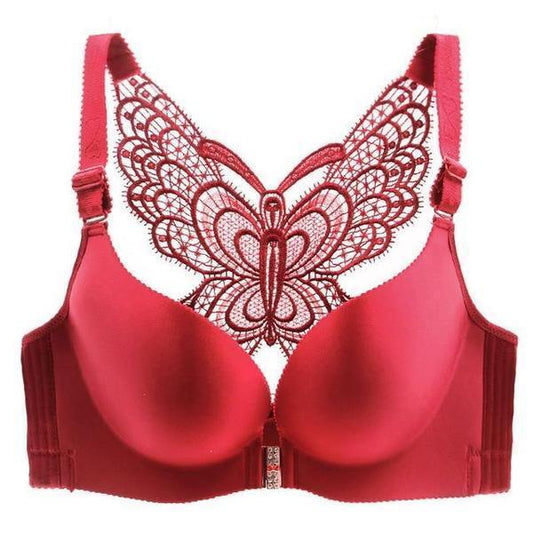 seamless bra with front closure