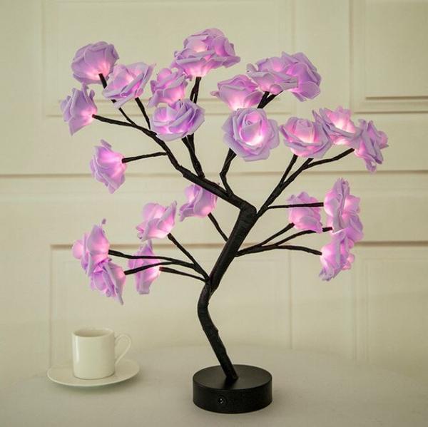 rose flower lamp