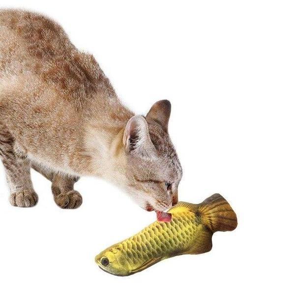 ultra realistic cat fish toy