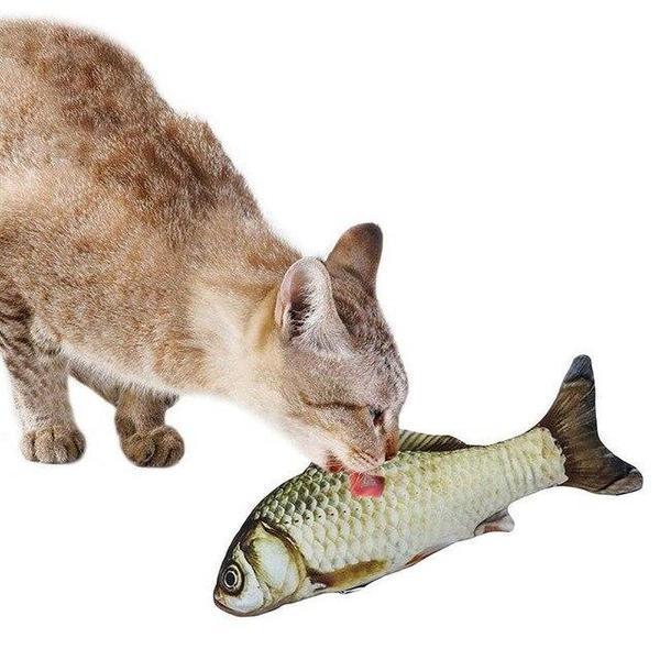 ultra realistic cat fish toy