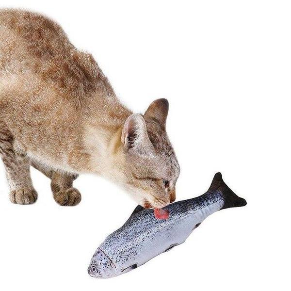 ultra realistic fish toy for cat