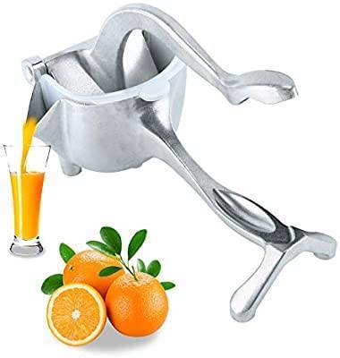 citrus press and juice extractor in stainless steel
