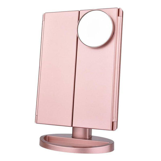 folding led mirror