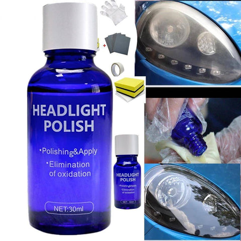 car headlight cleaner