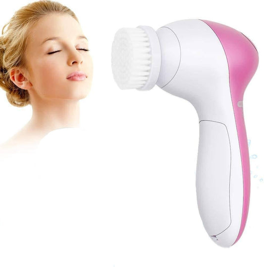 face and body rotary brush exfoliating cleanser