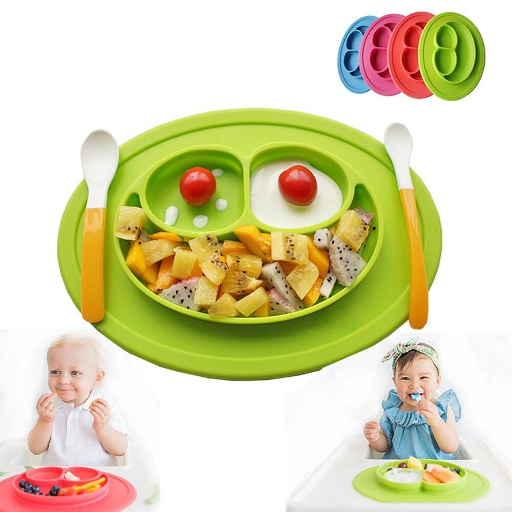 silicone adhesive tray for children