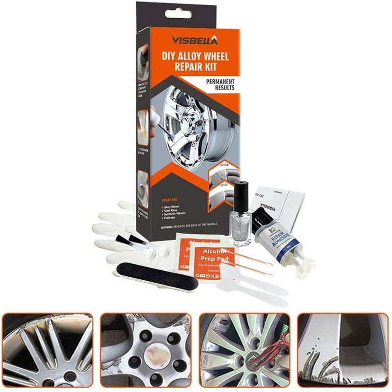 aluminum rim repair kit for car wheels