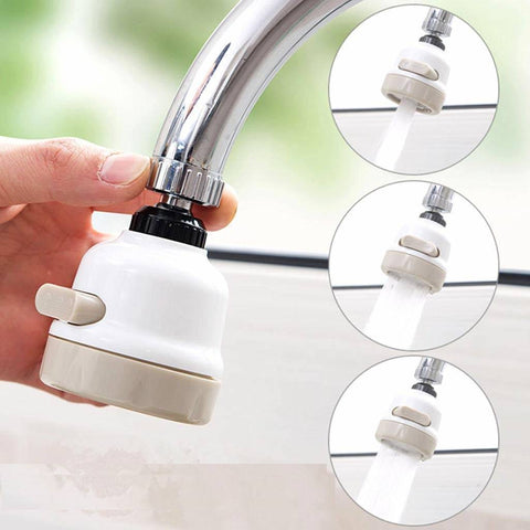 water saving faucet with 360 degree orientation