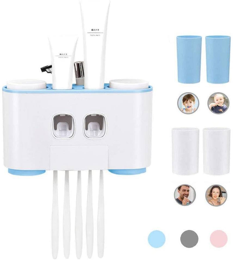 automatic compression toothpaste dispenser