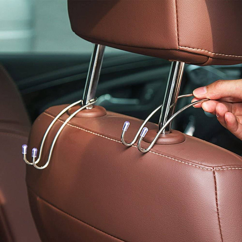 steel headrest hook for car